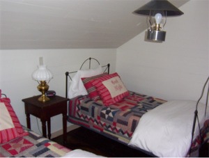The loft bedroom